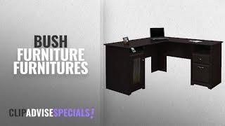 10 Best Selling Bush Furniture Furnitures [2018 ]: Cabot L Shaped Computer Desk in Espresso Oak