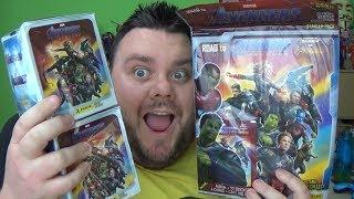 Avengers Endgame Panini Sticker Album & 50 Packs Opening Unboxing Collection Review