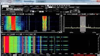 9700 KHZ am, Radio Romania International  Sign on and ID Tiganesti Transmitter site