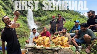 FIRST SEMIFINAL: VILLAGE FULL CHICKEN EATING WITH BASMATI RICE | EATING CHALLENGE | HUNGRYGADWALI