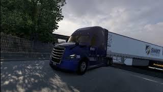 SWIFT TRUCKING FREIGHTLINER CASCADIA HOME DEPOT LOADS 60fps POV