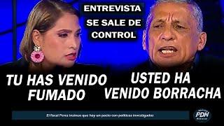 PERIODISTA CUSQUEÑA VS ANTAURO HUMALA: ¿ES USTED UN MARIHUANER0? | ENTREVISTA SE SALE DE CONTROL