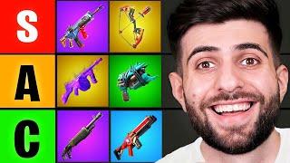 I Ranked EVERY Fortnite Weapon! (Tier List)