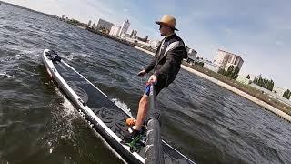 Sup board фестиваль Саратов 18.09.2021  motor 3,6kwt + monster SUP 22"