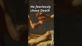 “The Death of Socrates” — Why did he drink poison willingly? #art #history #socrates