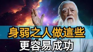 身弱之人做這些容易成功。弱到極致便是強，祝大家早日「逆風翻盤」