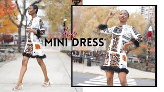 DIY | Mini Dress with Fur Trim | Ighoandme