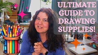 14 ESSENTIAL Drawing Supplies for Serious Artists!