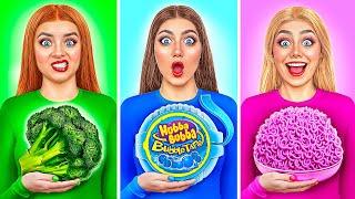 Eating Only One Colored Food For 24 Hours Challenge | Epic Food Battle by Multi DO Challenge