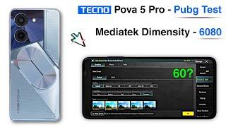 Tecno Pova 5 Pro 5G Pubg Test, Graphics Test, 8GB Ram + 256GB Storage!