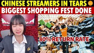 Chinese Streamers in Tears: Biggest Online Shopping Fest Ends, 80% Returns, More Sales, More Losses