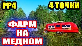 МЕДНОЕ - новый ВКУС. Четыре РАБОЧИХ точки... ● Русская Рыбалка 4 | РР4