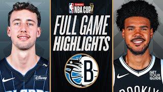 MAGIC at NETS | EMIRATES NBA CUP  | FULL GAME HIGHLIGHTS | November 29, 2024