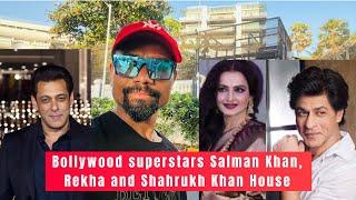 Bollywood superstars Salman Khan, Rekha and Shahrukh Khan’s House at Bandstand, Bandra, Mumbai