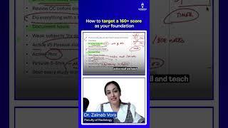 How to prepare like Toppers for NEET PG, INICET exam. Dr. Zainab Vora