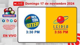 New York Lottery Tarde y LEIDSA en vivo │Domingo 17 de noviembre  2024 - 3:30 PM