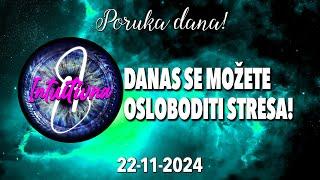 DANAS SE MOŽETE OSLOBODITI STRESA!PORUKA DANA 22.11.2024. Tarot citanje   @Intuitivna8