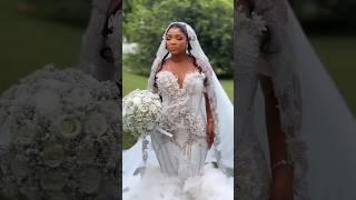 Wow What A Wedding Dress For Her Bride #beautiful #lovely #viral #trending #wedding