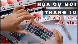 HỌA PHẨM MỚI THÁNG 10 - MÀU ĐỎ YÊU THÍCH CỦA MÌNH | SÒ KIMURA