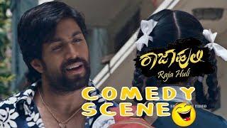 Rajahuli proposes heroine comedy scenes | Rajahuli Kannada Movie | Kannada Comedy Scenes | Chikkanna