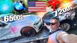 Партия авто из США! Гибрид BMW 330e vs TESLA MODEL 3