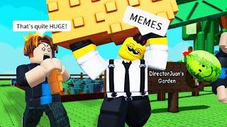 ROBLOX Grow a Garden Funny Moments (MEMES) 