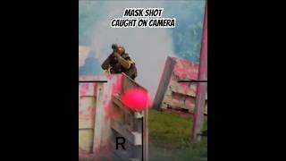 PAG-Short: Mask shot caught on camera #paintballgameplay #paintball #airsoft