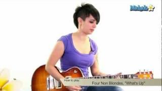 How to Play "What's Up" by Four Non Blondes on Guitar