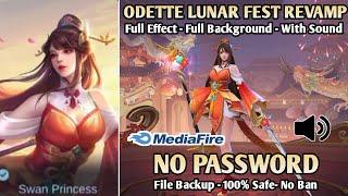 Script Skin Odette Lunar fest Revamp No Password | Full Effect | Full Background | With Sound