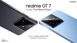 realme GT 7 Series Global Launch Event 丨 Power That Never Stops