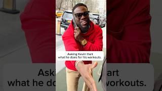 Asking Kevin Hart what he does for his workouts. #workout #kevinhart #nyc #fitness #celebrity