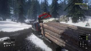 Snow Runner - Destination Sawmill (Yukon Flooded Foothhills Logging)