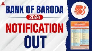 Bank of Baroda Recruitment 2024 | Bank of Baroda Vacancy 2024 | BOB Notification Out!