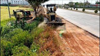 Experience Operating Cutting Slope Cleaning Sidewalk Highway & Project Filling Land Dozer Leveling