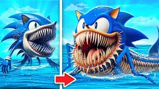 Upgrading Sonic To SEA EATER SONIC In GTA 5!