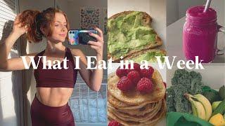 what I eat in a week as a college student | plant-based, realistic, and balanced