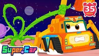  Monster Trouble Alert!   Super Cars to the Rescue!   Fun Monster Cartoons & Catchy Car Songs 