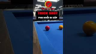 TRICK SHOT - Pha nhồi bi sáp #billiards #shorts