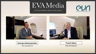 Paul Eden with George Galanopoulos at London Biggin Hill | Air Charter Expo 2024