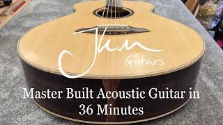 Acoustic Guitar Full Build ASMR - #37 JKM Guitars