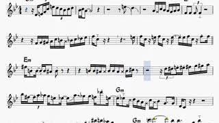 Chris Potter - Cantaloupe Island (transcription, part)