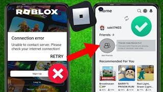 How To Fix Roblox Connection Error  Solved 2024  Unable to contact server Please check your internet