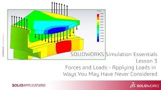 SOLIDWORKS Simulation Essentials - Lesson 3 - Forces and Loads