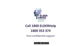 Elder Abuse. What can you do to help?