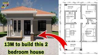 13￼M to build this beautiful 2 bedroom house in Uganda ￼2025