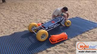 Mobi Chair® Floating Beach Wheelchair - Set up instructions - Push Mobility