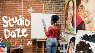 busy art vlog  week in my life as an artist sketching and painting!