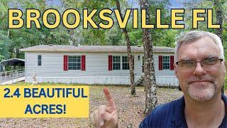 Gorgeous Brooksville Location on 2.4 Park Like Acres -  Zoned AG!