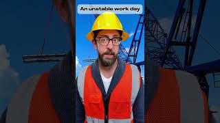 An unstable work day #adamrose #construction #engineering #workers