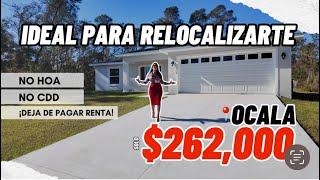 Casa BUENA, BONITA y BARATA en Ocala, solo $262,000